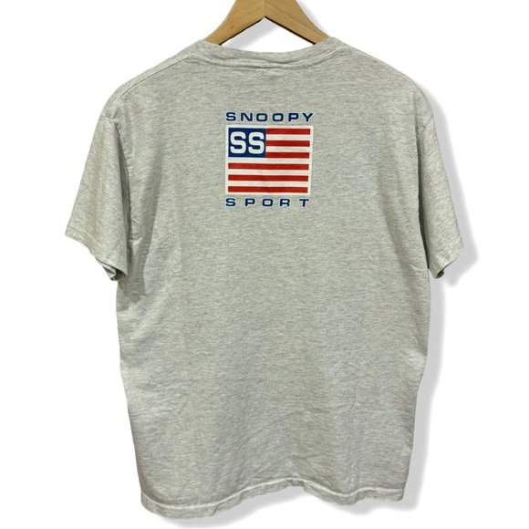 Vintage 90s Peanuts Snoopy Sport T-Shirt - Picture 2 of 5